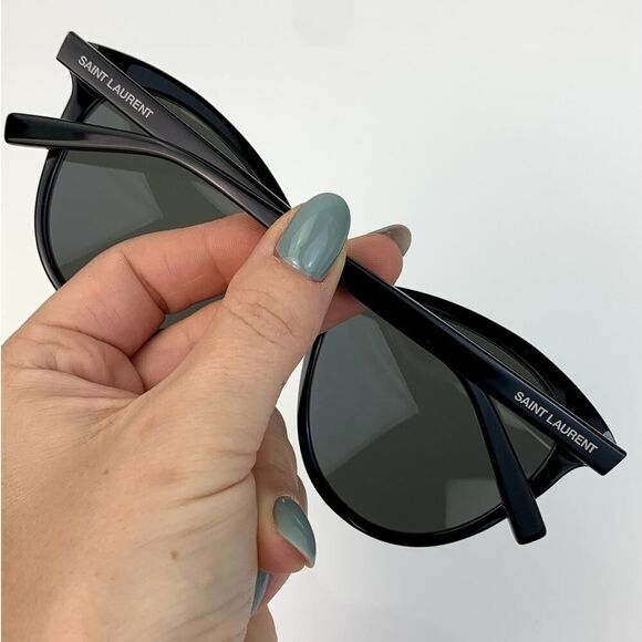 NEW SAINT LAURANT SUNGLASSES SL456 001 Black Women Authentic - Picture 9 of 11